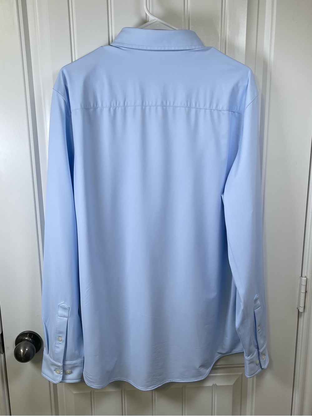 Rhone Commuter Shirt XL Slim Fit Light Blue Fine Italian Fabric Button Up - Picture 3 of 10